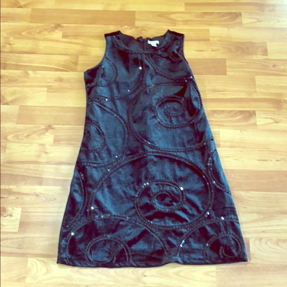 Black velvet dress